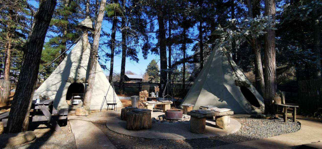 Hotel Nguni Moon Tepee Camp Underberg Exterior foto